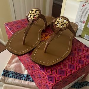 TORY BURCH MINI MILLER SANDAL SIZE 8